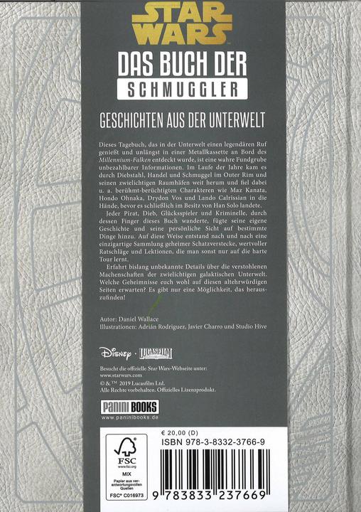Produktbild Panini Star Wars: Das Buch der Schmuggler (Deutsch, Daniel Wallace, Andreas Kasprzak, 2019)