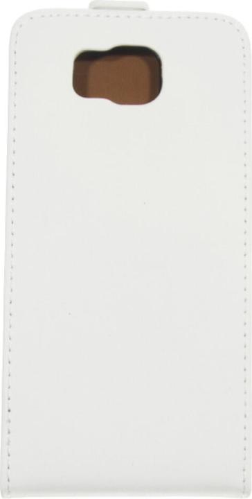 Produktbild OEM Slim Leather Flip Case Galaxy Alpha G850 - White (Samsung Galaxy Alpha)