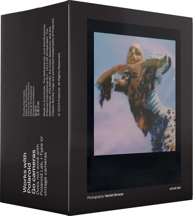 Actual product image Polaroid Color Film Go Black Frame Edition Double Pack (Polaroid Go)