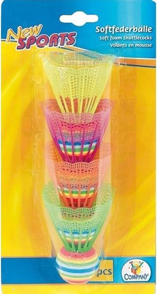 Actual product image New Sports Soft shuttlecocks