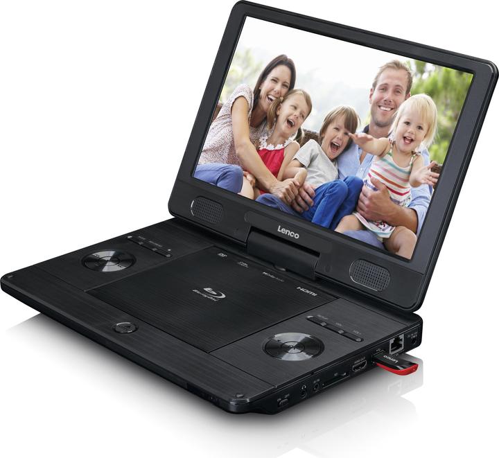 Lenco BRP-1150BK Lecteur Blu-ray - DVD portable (Lecteur de DVD portable, Lecteur Blu-ray portable)