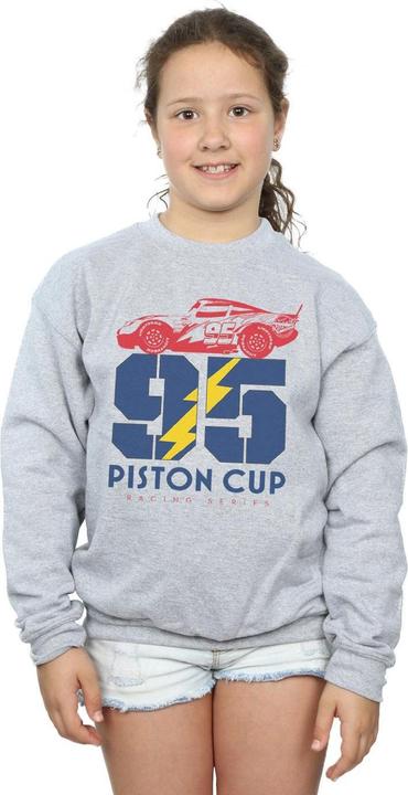 Actual product image Disney Girls Cars Piston Cup 95 Sweatshirt (152, 158)