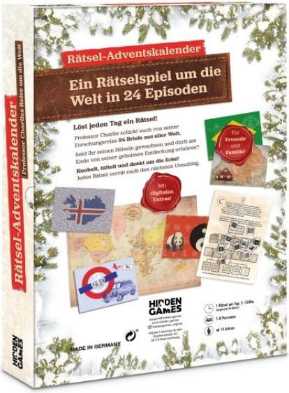 Actual product image Hidden Games Professor Charlie's Journey Around the World (German)