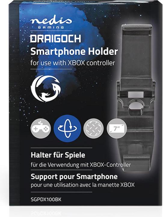 Immagine prodotto Nedis Supporto per smartphone per controller Xbox One Universale Regolabile Nero