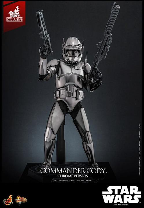 Produktbild Hot Toys Star Wars Movie Masterpiece Actionfigur 1/6 Commander Cody (Chrome Version) Exclusive 30 cm