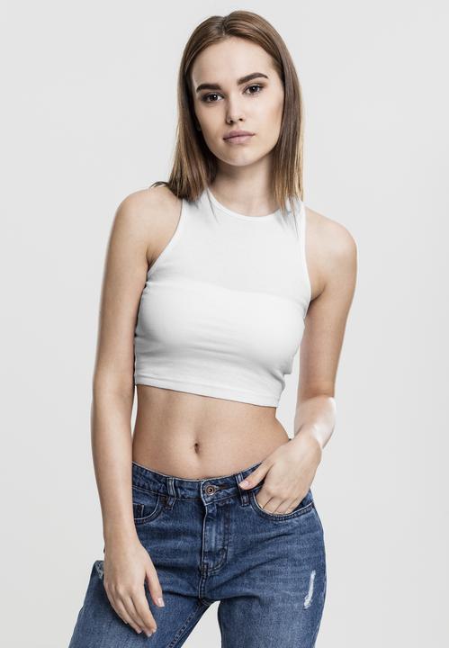 Actual product image Urban Classics Ladies Cropped Rib Top (XS)