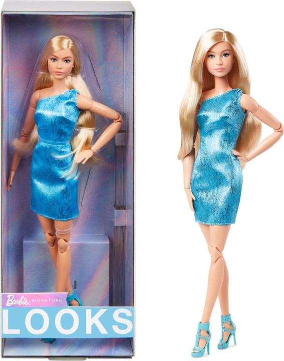 Produktbild Barbie Signature Looks 23 - Blonde, Blue Dress