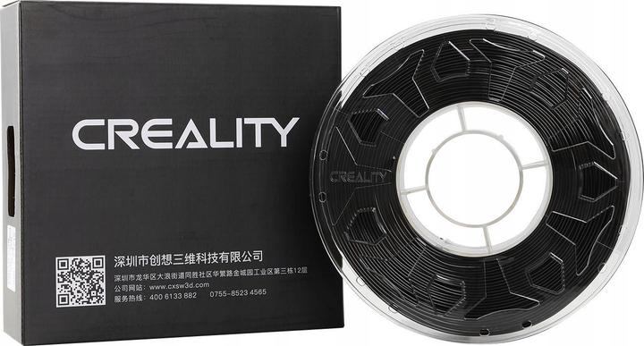 Image du produit Creality Filament CR-PLA noir, 1.75 mm, 1 kg (PLA, 1.75 mm, 1000 g, Noir)