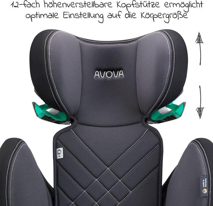 Immagine prodotto Avova Sora-Fix (Seggiolino per bambini, ECE R129/i-Size Standard)