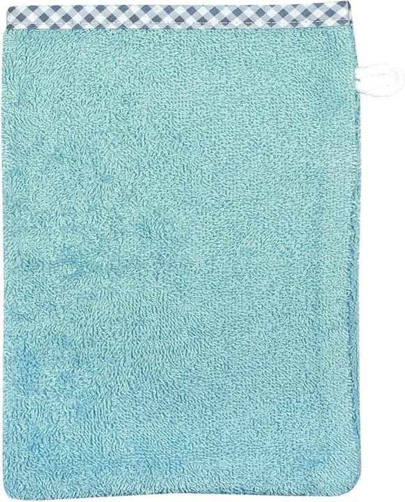 Actual product image Baby flannels & wash mitts wash mitt 3-pack - crystal blue