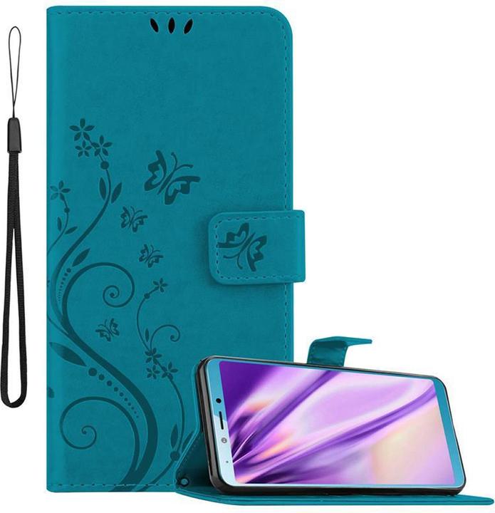 Actual product image Cadorabo Flower Book Cover (Samsung Galaxy A6s)