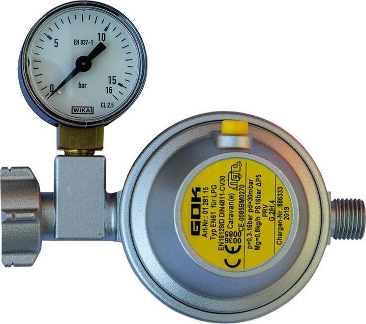 Produktbild GOK Sicherheitsdruckregler 30mbar m/Manometer