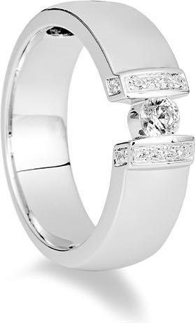 Actual product image Breuning RING - BRILL. 0,216 Ct. H/si (52, 585/14 K Gold)