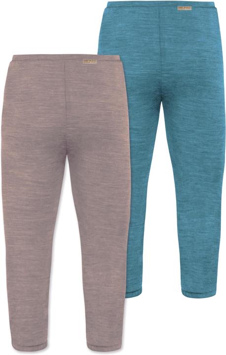Immagine prodotto Normani Confezione da 2 pantaloni baby merino con piedini - 9539 (68)
