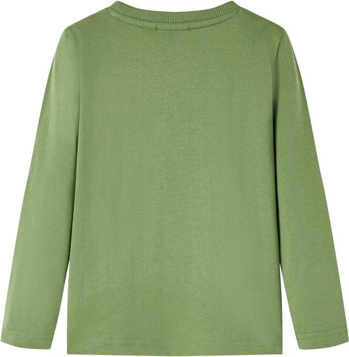 Immagine prodotto VidaXL Camicia da bambino a maniche lunghe color kaki chiaro 116,Materiale: 100 (116)