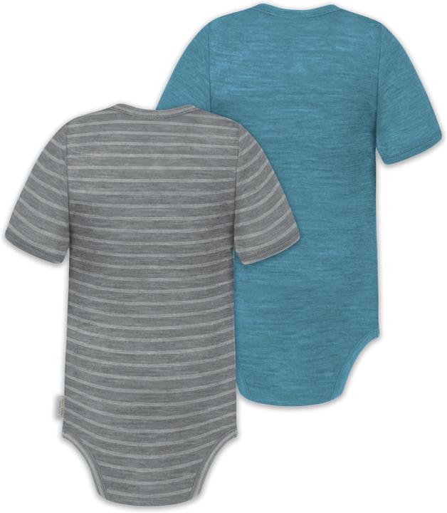 Produktbild Normani 2er Set Baby Merino Kurzarmbody „Tihoi" - 9317 (86)