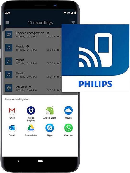 Actual product image Philips Digital Voice Tracer DVT7110 (8 GB)