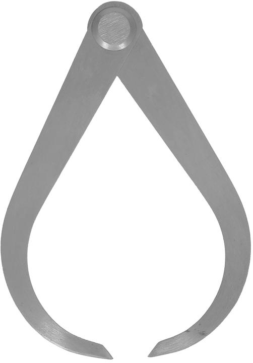 Image du produit KS Tools Compas d'épaisseur extérieure de précision, acier à outils spécial, rayon 150