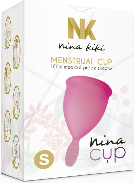 Actual product image Nina Kiki Nina Cup Menstrual Cup Size Pink (S)