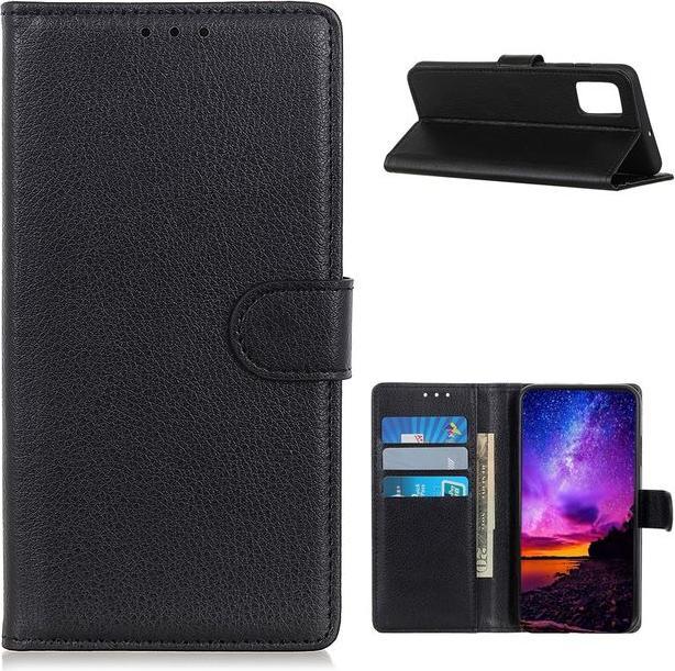Actual product image MU Classic Litchi Leather Bookcover Series (Samsung Galaxy A72 5G)