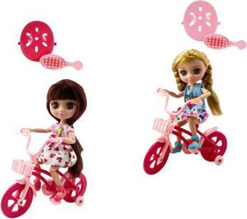 Actual product image ODS 44651 Ods-Trendy Teens - Mini Bambola Fashion Con Bicicletta