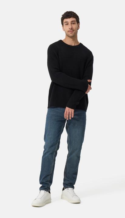 Actual product image Cash-Mere Grobgestrickter Wolle Kaschmir Rundhals Pullover (L)