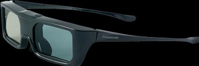 Produktbild Panasonic Aktiv 3D Shutter-Brille - Bluetooth - Medium (3D Brille)