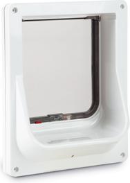 Actual product image Cat Mate 4-way locking cat flap, electromagnetic, white (Magnetic cat flap)