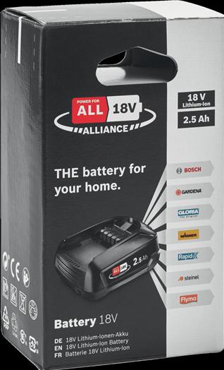 Immagine prodotto Rapid Batteria Power for All Alliance 18V 2.5Ah PBA (18 V)