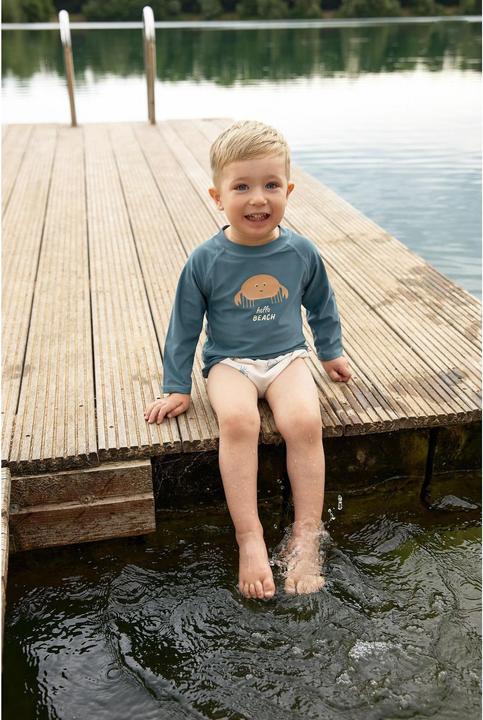 Image du produit Lässig T-shirt UV Crabs - Blue taille 62/68 (68)