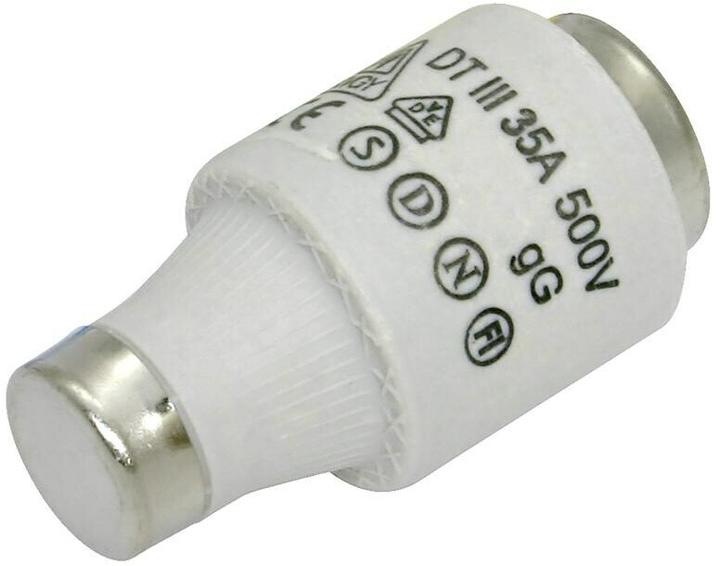 Schurter Fuse DTIII 35A slow blow Pack of 5 pcs. (Diazed fuse, 35 A, Lazy)