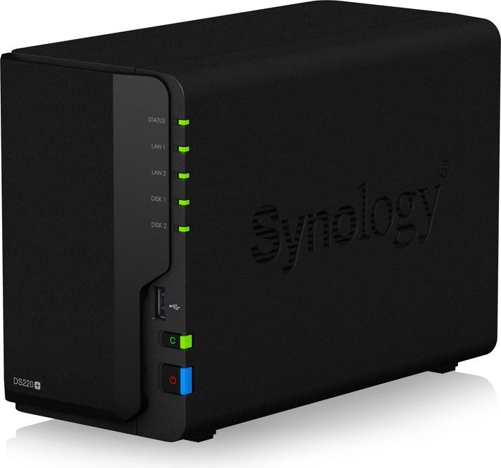 Actual product image Synology DS220+ (2 x 2 TB, WD Red Plus)
