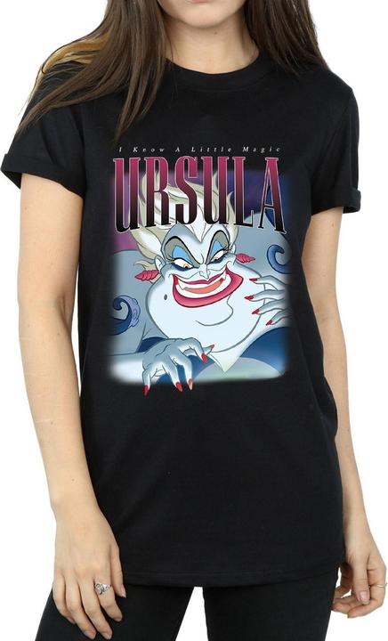 Immagine prodotto The Little Mermaid Maglietta Ursula Montage in cotone Boyfriend donna/donna (L)