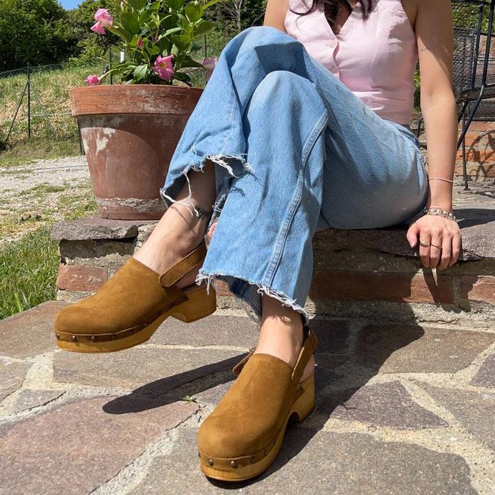 Produktbild Kmb Clogs Wilka Camel (37)