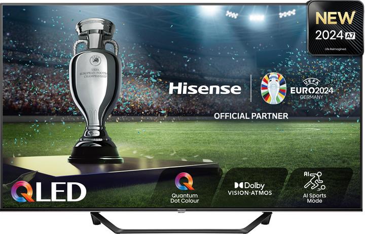 Hisense TV 55A7NQ (55", QLED, 4K, 2024)