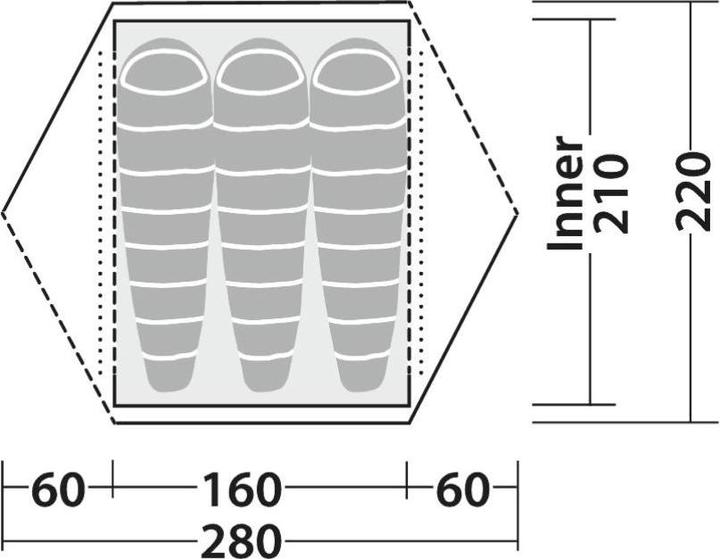 Image du produit Robens Boulder 3 (Tente igloo, 2.90 kg, 3 personnes)