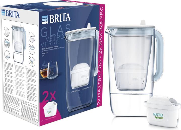 Actual product image Brita Glass water filter jug