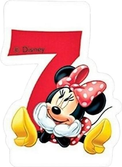 Produktbild Disney Kerze Cafe 7. Geburtstag Wachs