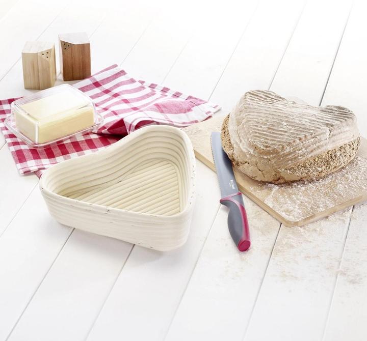 Produktbild Westmark Set Gärkörbchen Herzform mit Bezug 22 x 23.5 x 6.5 cm