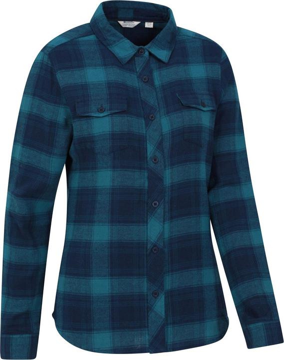 Actual product image Mountain Warehouse Womens/Ladies Willow Flannel Shirt (38 D)