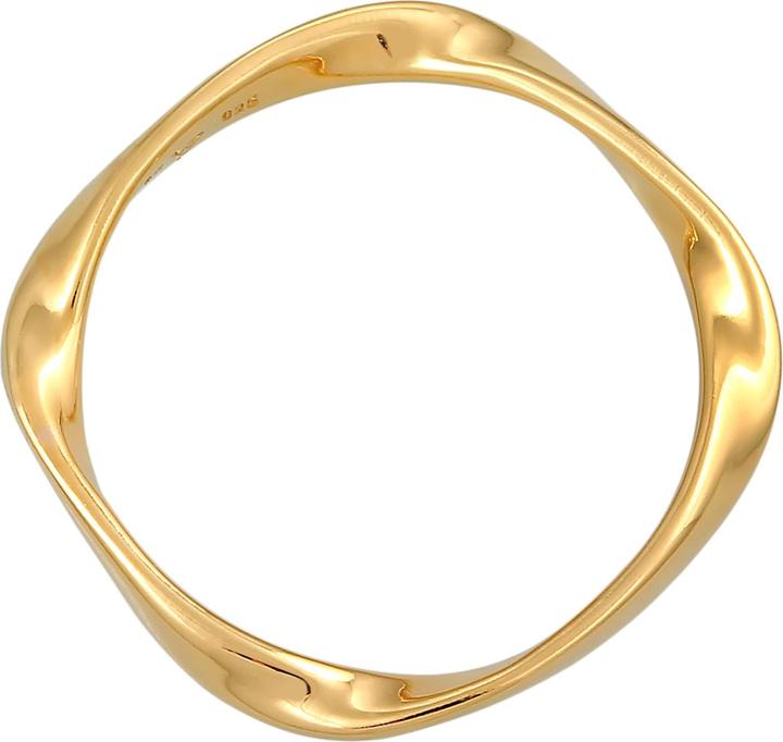 Actual product image Elli Ring Band Ring Turned Stacking Ring Basic 925 Silver (58, 925 Silver)