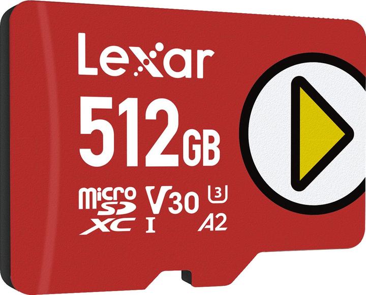 Lexar Play (512 GB, microSDXC, U3, UHS-I)
