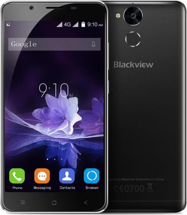 Blackview P2 (64 GB, Matte Black, 5.50", Hybrid Dual SIM, 13 Mpx, 4G)