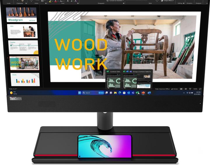 Image du produit Lenovo THINKCENTRE M90A I7-14700 512GB 16GB 24IN DVDRW W11P (Intel Core i7-14700, 16 Go, 512 Go, UHD Graphics 770)