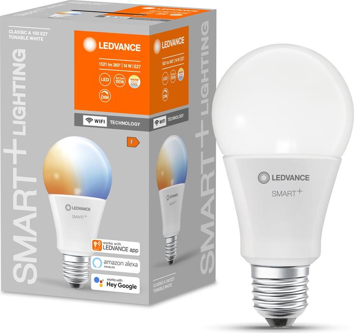 Actual product image Ledvance Classicsic A (E27, 14 W, 1521 lm, 1 x, F)