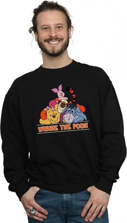 Actual product image Disney Mens Winnie The Pooh Group Sweatshirt (L)