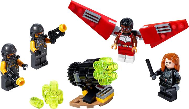 Produktbild LEGO Marvel Super Heroes Falcon und Black Widow machen gemeinsame Sache (40418)