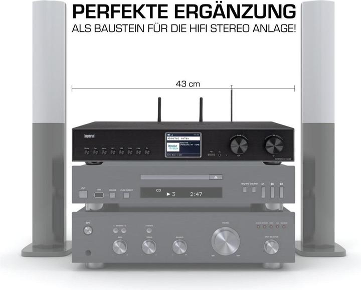 Immagine prodotto Imperial DABMAN i510 BT (DAB, FM, VHF, Web radio, WiFi, Bluetooth)