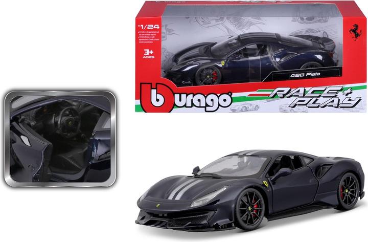 Immagine prodotto Bburago Ferrari R&P 488 Pista 1/24 blu