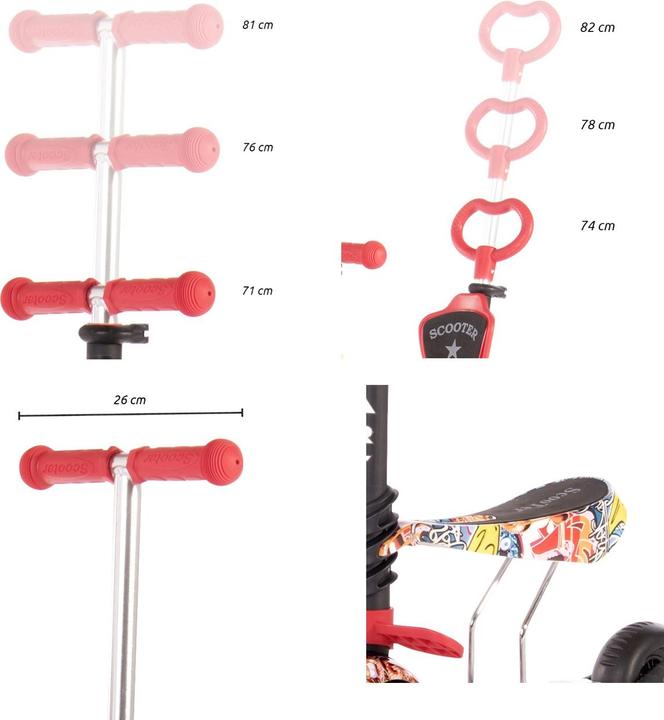 Actual product image Lorelli Scooter Smart Plus 5 in 1